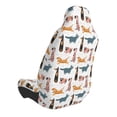 thumbnail image 2 of Daiia Dogs Pug Printed Car Seat Cover - Waterproof & Sweatproof - Universal Fit, Machine Washable, Non-Slip - Seat Protector for Car, Truck, SUV, Van (1 Pack), 2 of 5