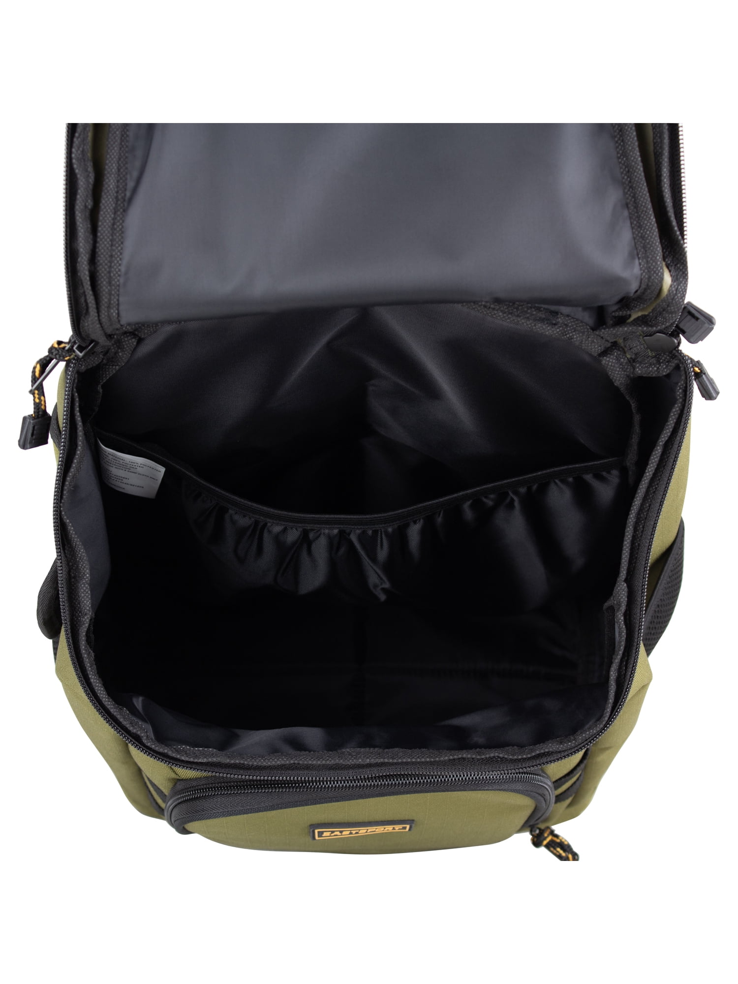 Eastsport Unisex Prince Top Loader 17" Backpack, Dark Olive Ripstop