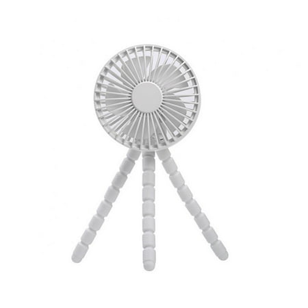 

Mini Stroller Fan for Baby Portable Handheld Fan 2500mAh Battery Operated Personal Desk Fan 3 Speed Flexible Tripod Carseat Fan