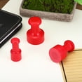 thumbnail image 5 of Uxcell 60mm Stamp Rubber Round Handle, 5 Pack Rubber Knobs Stamp Mounts Drawer Pulls Scrapbooking, Red, 5 of 5