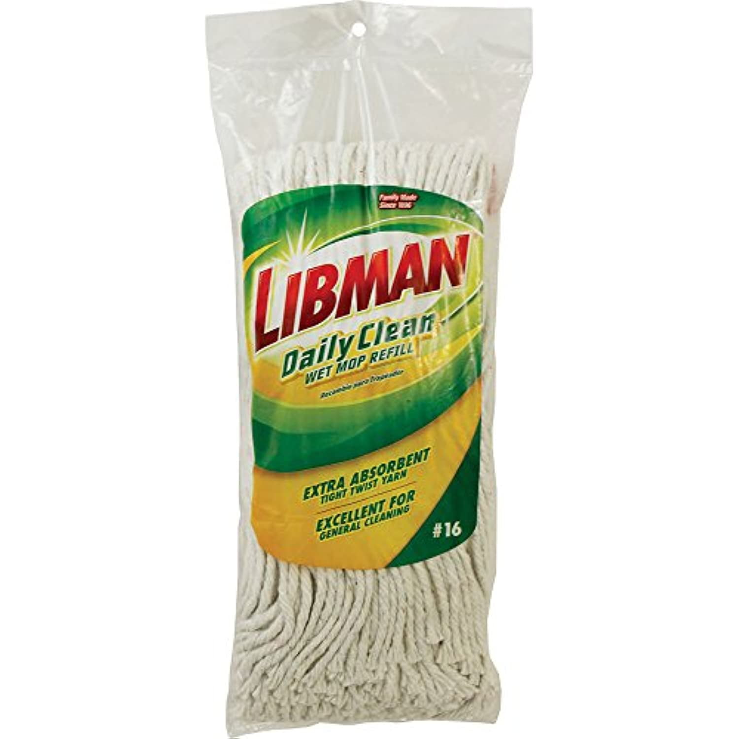 Libman 974 16 White High Power AllPurpose Wet Mop Refill