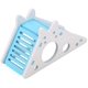 thumbnail image 1 of Casa de madera para hámster, jaula para hámster, escondite, nido de hábitat con escaleras, ejercicio para mascotas pequeñas, color azul, 1 of 5