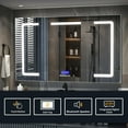 thumbnail image 5 of Lexora Home Lesina 60" x 32" LED Medicine Cabinet with Defogger, 5 of 6