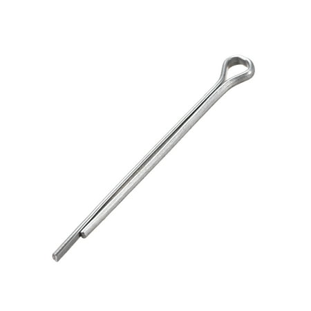 

Split Cotter Pin - 5/64 inch x 1 37/64 inch (2mm x 40mm) Carbon Steel 2-Prongs Silver Tone 250 Pcs