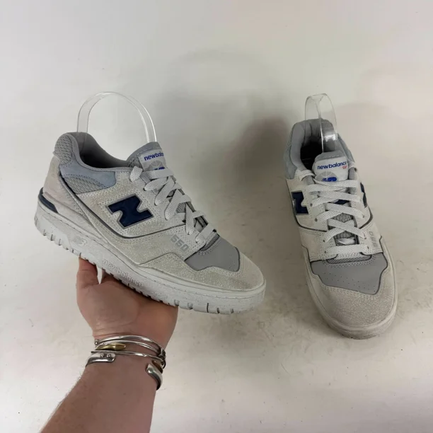 New Balance 550 Running Sneakers Men's 6 Grey Day Lace Up Low Top Athletic Shoes