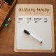 thumbnail image 5 of Marcador de juego de fiesta acrílico de madera | Tablero de puntuación portátil reutilizable | Diseño elegante y duradero | Fácil de escribir y borrar | Perfecto para reuniones de juegos de mesa | 1, 5 of 5