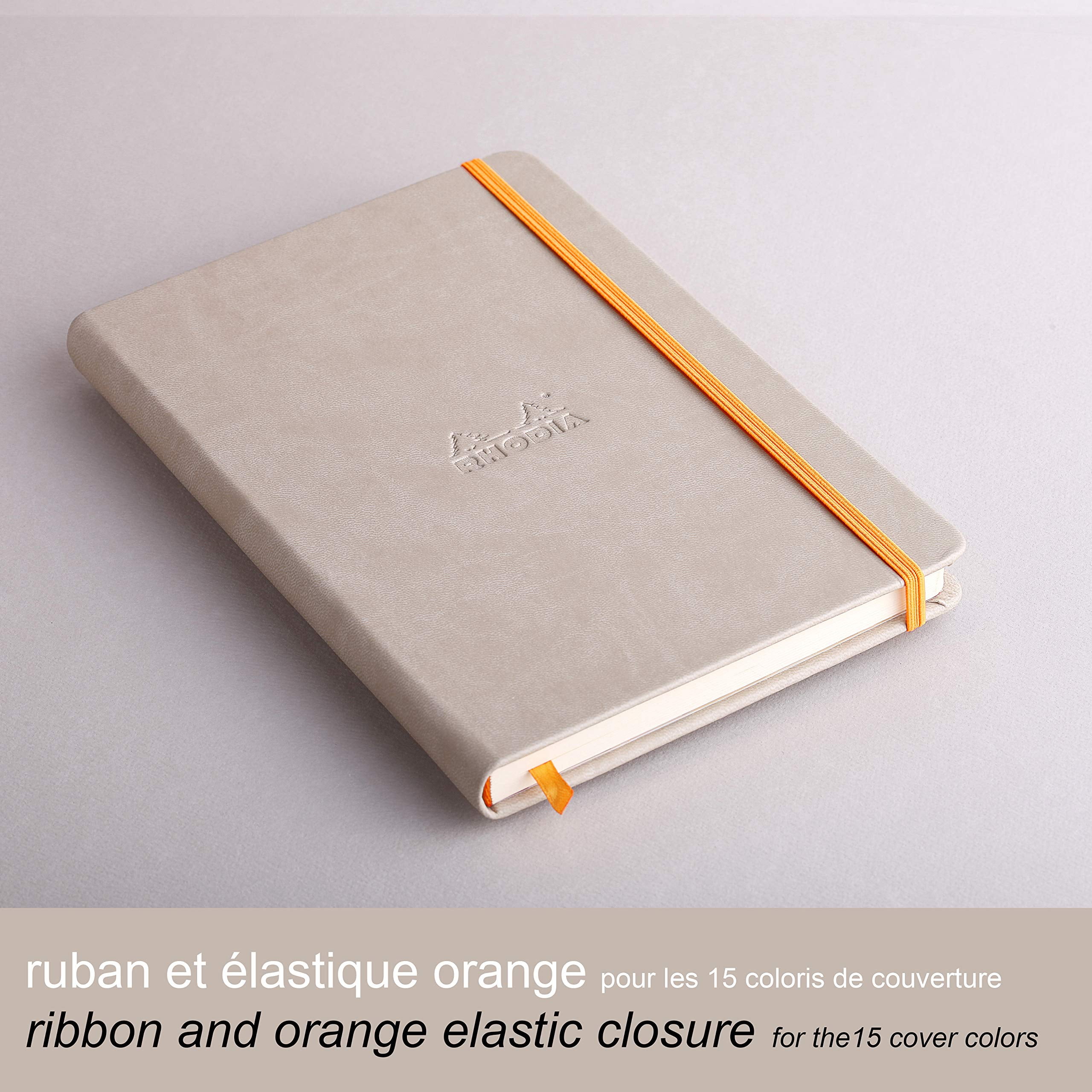 Rhodiarama Hardcover Notebook - Beige, A5