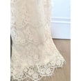 thumbnail image 3 of Falda de mujer embarazada de verano con burbujas, vestido de manga corta con encaje pesado y flores huecas, falda larga elegante que reduce la edad, 3 of 6