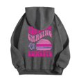 thumbnail image 5 of Womens Hoodies Sweatshirts Lightweight Beach Vibe Hoodie for Women Meet At The Beach Comfort Wear Gray XL, 5 of 5