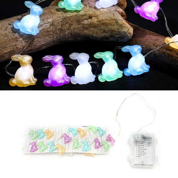 Luz de Alambre de Cobre, Luz de LED de LED Light Light de Conejito LED Para El Hogar
