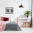 thumbnail image 2 of Stupell Industries Fashion Designer Surf Boards Black Silver Watercolor Jet Black Framed Floating Canvas Wall Art, 16x20, by Amanda Greenwood, 2 of 9