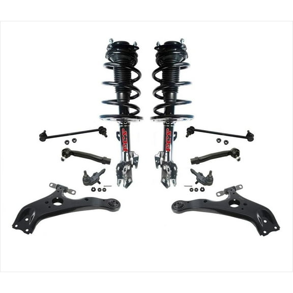 Front Struts Control Arms Tie Rods & Links For Sienna Front Wheel Drive 2011-20