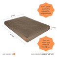 thumbnail image 4 of (2 pack) WHITEDUCK Canvas Dog Bed ONLY COVER (Large- Brown Cover), 4 of 6