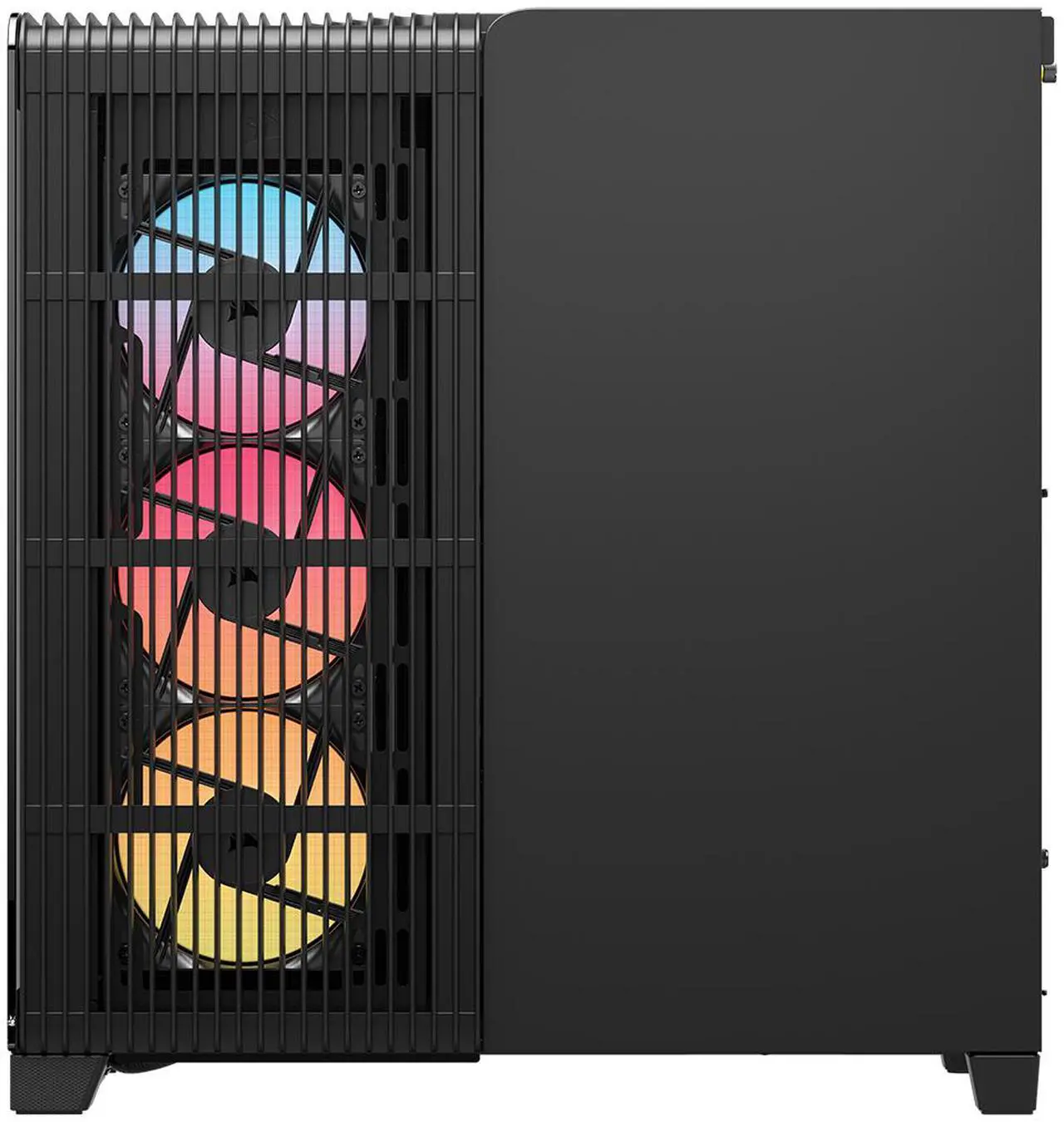 CORSAIR FRAME 4500X RS-R ARGB Panoramic Glass Mid-Tower PC Case – Panoramic Glass Exterior – InfiniRail™ Fan Mounting System – Fits Dual 360mm Radiators – ASUS BTF, MSI Project Zero
