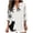 Black, variant on Womens Plus Size Tops V Neck T Shirts 3/4 Sleeve Blouse Summer Casual Tees (2XL, Blue-C)