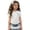R502 White, variant on Children Girls Boys Tops Summer Sides Lace Up Bow Print Short Sleeves Crew Neck Fashion Casual Tee Yellow Size 3-4 Years