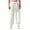 White, variant on Dovford Men Chinese Style Kung Fu Pants Tai Chi Loose Trousers Linen Casual Retro Wide Leg Long Pants