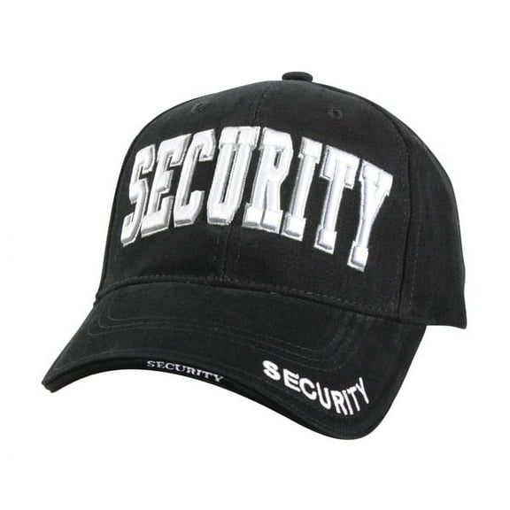 Rothco 10910 Security Deluxe Low Profile Cap, Black & White