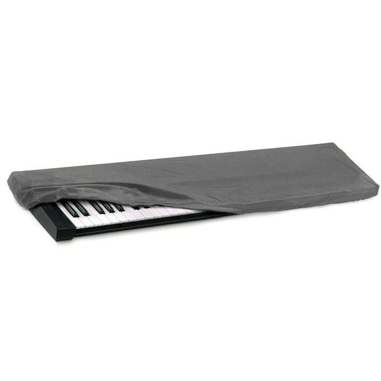 HQRP Elastic Dust Cover Case w/ Bag (Gray) for Yamaha P-105 / P