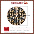 thumbnail image 2 of Haiem Cute Dogs Corgi Pattern Christmas Tree Skirt Merry Christmas Party Christmas Tree Decoration,New Year Decorations-36", 2 of 6