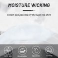 thumbnail image 6 of YUCOLEN Men's UPF 50+ Long Sleeve Active Hoodie Shirts Sun Protection Lightweight Quick Dry Sport Tops White L, 6 of 6