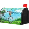 thumbnail image 3 of Spring Mailbox Covers Magnetic Colorful Flowers Leaf Mailbox Cover Standard Size 18 X 21 Inch Spring/Summer Holiday Welcome Mailbox Wrap Post Letter Box Cover Decorative for Home Outdoor Garden, 3 of 6