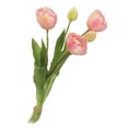 thumbnail image 2 of Travelwant Artificial Tulips Real Touch Artificial Tulips Flowers, Fake Tulips Bouquet PU Real Touch Tulip Fake Flowers for Home Office Wedding Arrangement Party Decorations, 2 of 7