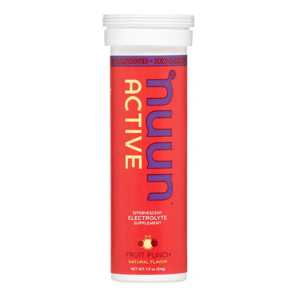 Nuun Hydration Drink Tab Active Fruit Punch 10 Tablets Case Of 8 Walmart Com Walmart Com