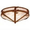 thumbnail image 2 of Meyda Tiffany 26875 Gecko 2 Light 16" Wide Semi-Flush Ceiling Fixture - Rust, 2 of 2