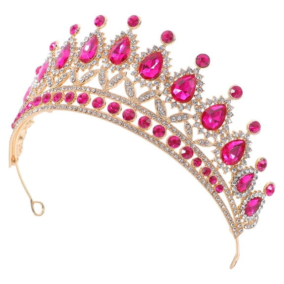 NIAIZEK Queen Crown For Women Alloy Teardrop 1Set