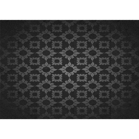 Ahgly Company Machine Washable Indoor Rectangle Transitional Midnight Gray Area Rugs, 6' x 9'