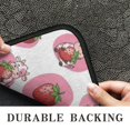 thumbnail image 6 of Pink Cow Strawberry Pattern Door Rugs,Washable Non Slip Door Mats Indoor,Decorative Door Mats,Entry Mat Indoor for Entrance,Bedroom,Kitchen,Bathroom,30"x17", 6 of 6