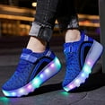 thumbnail image 4 of Roller Shoes Girls Boys Wheel Shoes Kids Roller Skates Shoes LED Light Up Wheel Shoes for Kids for Children, 4 of 15