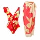 thumbnail image 2 of Traje de baño para mujer Traje de baño de una pieza Bikini con cordones Traje de baño Falda larga Conjunto de dos piezas de gasa OAVQHLG3B Store  lin121212, 2 of 4