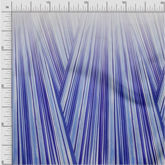 oneOone Cotton Flex Fabric Stripe Panel Printed Craft Fabric BTY 40 Inch Wide