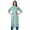 Baby Blue, variant on Cotton Tunic Roll Up Sleeves Women Printed Kurti Knee Length Summer Kurta
