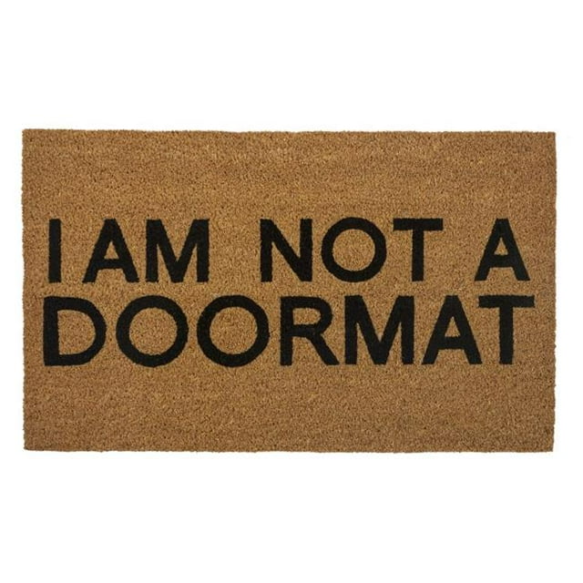 Entryways Basics P2286 Pas un Paillasson de Coco&44; Noir
