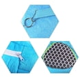 thumbnail image 5 of Bolsa transportadora para mascotas, bolsos de viaje portátiles con correas de nailon, bolsa pequeña para mascotas para hámster, rata, erizo, conejo (S, azul), 5 of 5