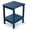Blue-2377c, variant on Alpinel Outdoor-Side-Table | Set of 2 | 14 x 13 Inches | HDPE Plastic | All Weather | Arctic | Outside End Tables | Storage Shelf | for Patio Porch Backyard Indoor