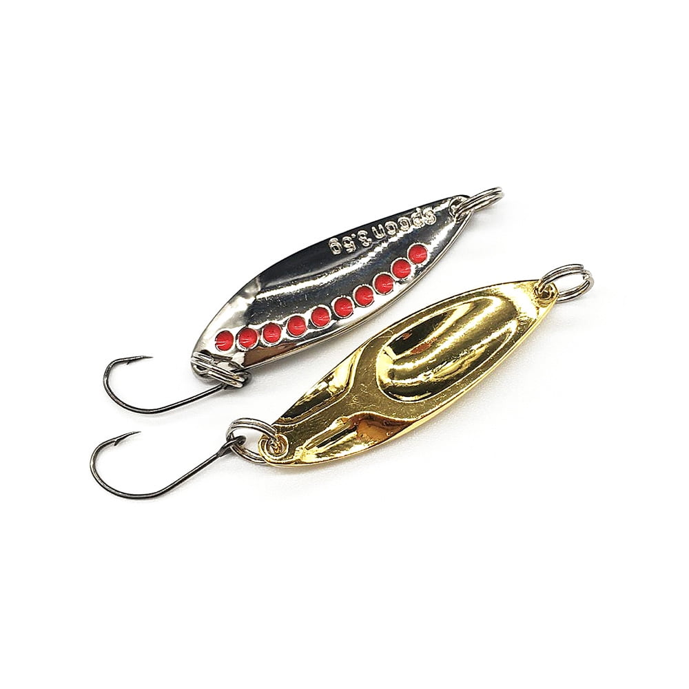 6Pcs/Set 2.5g Metal Fishing Lures Spoon Spinner Hard Baits Single Hook Tackles
