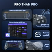 Wireless Mobile Gaming Controller for Android & iPhone 15/16, Switch, PC, phone game controller with Hall Joystick and Trigger ,Support Xbox Game Pass, PlayStation, Steam Link, Cloud Gaming