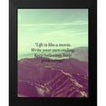 thumbnail image 2 of ArtsyQuotes 20x24 Black Modern Framed Museum Art Print Titled - Jim Hensen Quote: Life is Like a Movie, 2 of 5