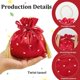 thumbnail image 5 of 8 bolsas de regalo pequeñas con forma de corazón rojo para mujer, con asas, para cumpleaños, Navidad, fiestas, dulces, 5,7 x 6,3 pulgadas, con cordón., 5 of 9