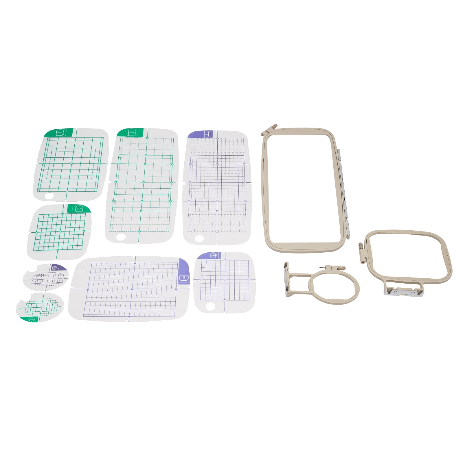 Embroidery Machine Hoop, 4 in 1 Set Embroidery Machine Hoop, Set of 4 Embroidery Machine Hoops