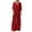 Red, variant on Timegard 2 Piece Sets for Women Plus Size V Neck 1/2 Sleeve Top Wide Leg Pants Flowy Casual Loose Outfits