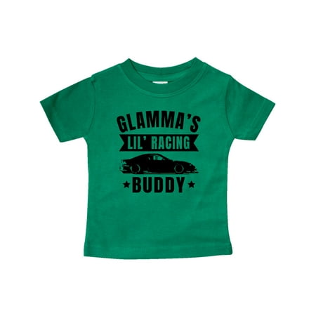 

Inktastic Glammas Lil Racing Buddy Gift Baby Boy or Baby Girl T-Shirt
