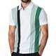 thumbnail image 5 of Ceisia Men's Polo Shirt | Slim Fit Short Sleeve Vertical Stripe Color Block Polo | Breathable Wrinkle-resistant (Multiple Combinations) Gift, 5 of 8