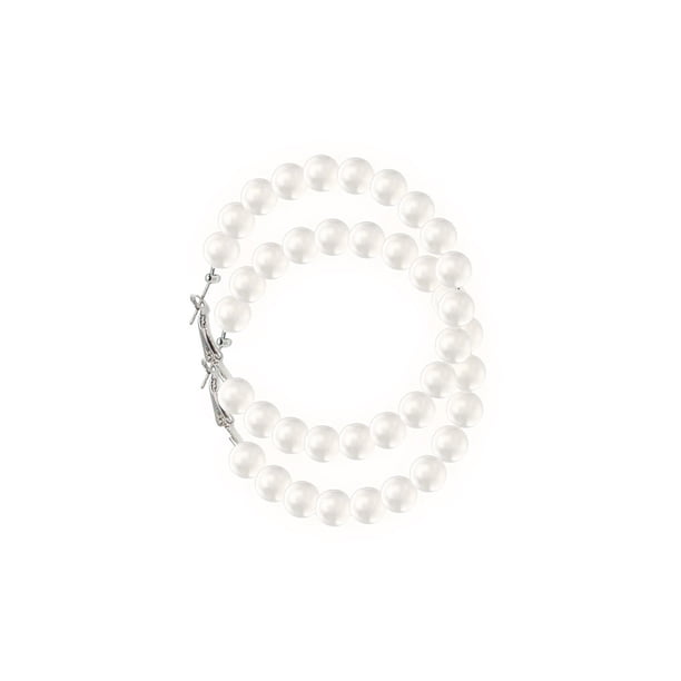Aretes Qarigey Círculo Exagerado Artificial Cómodo de usar Ligero Exquisito Moda Atractivos
