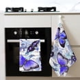 thumbnail image 4 of Sikiie Butterflies Waffle Weave Kitchen Dish Cloth,Super Absorbent Kitchen Dish Towels 16*26 Inches for Dish Rags Washing Dishes, Drying Dishes, 4 of 7
