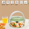 thumbnail image 4 of Stackable Stainless Steel Food Container Leakproof Adult Kids Large Lunchbox Pink 2 layer, 4 of 8